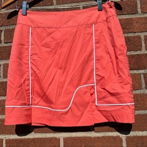 Lija Women's Golf Skirt Skort Athletic Activewear Coral Size 2